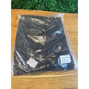 NWT Mono B Black Ribbed T-shirt Dress Womens Small Boutique Comfortable Dress